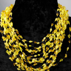 GARGANTILLA CASCADA AMARILLO