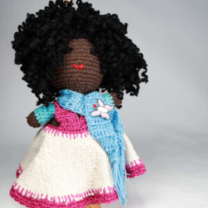MUÑECA AMIGURUMI  MARIPOSA